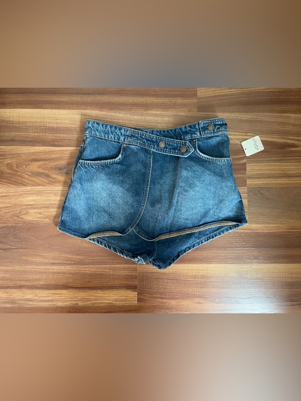 We the Free Maxine Denim Skort Size 28 Festival Boho - Picture 3 of 10